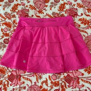 Lululemon Pace Rival Mid Rise Skirt Tall - Sonic Pink